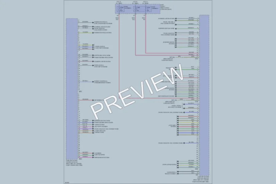 2012 Audi A8L Body Control Modules wiring diagram preview