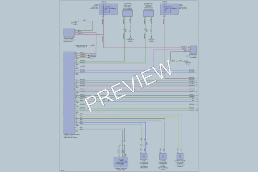 2012 Audi Q5 Anti Theft wiring diagram preview