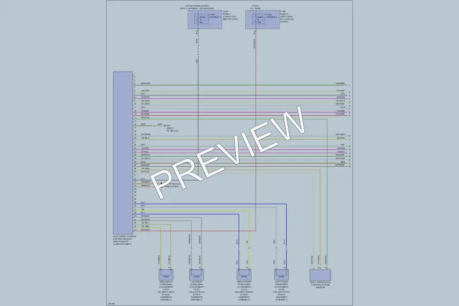 2012 Audi Q5 Electronic Suspension wiring diagram preview