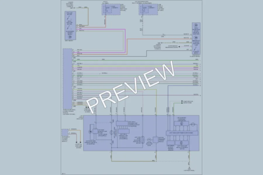 2012 Audi Q5 Headlights wiring diagram preview