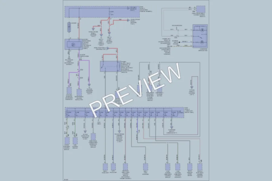2012 Audi Q5 Power Distribution wiring diagram preview