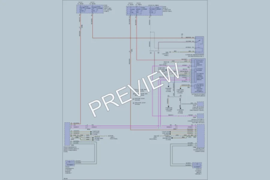 2012 Audi Q5 Power Mirrors wiring diagram preview