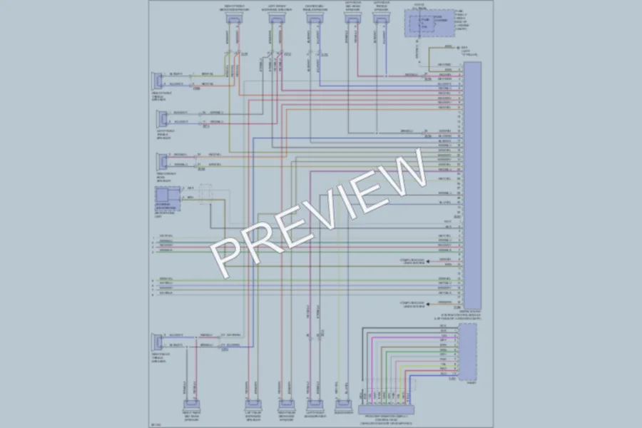 2012 Audi Q5 Radio wiring diagram preview