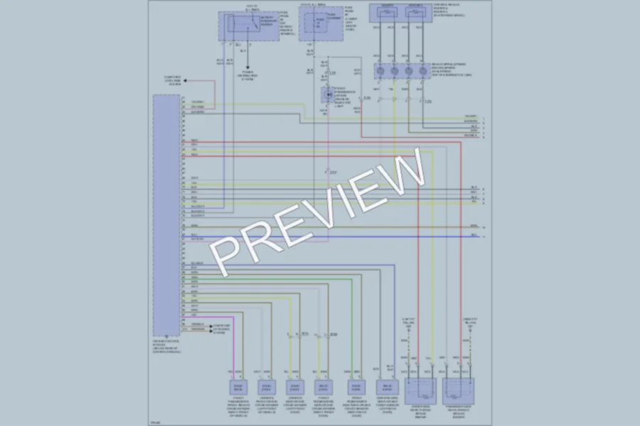 2012 Audi Q5 Supplemental Restraints wiring diagram preview