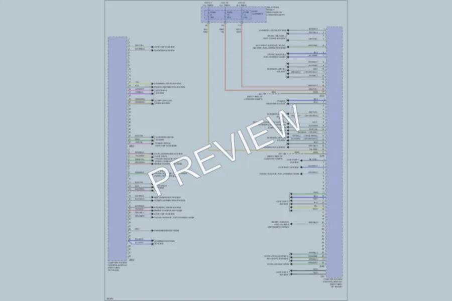 2012 Audi S4 Body Control Modules wiring diagram preview