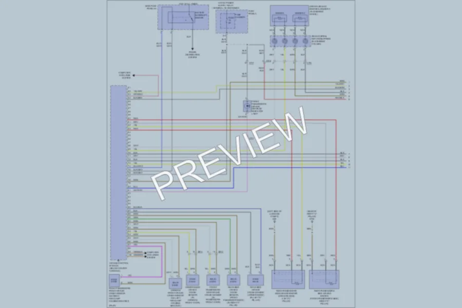 2012 Audi S4 Supplemental Restraints wiring diagram preview