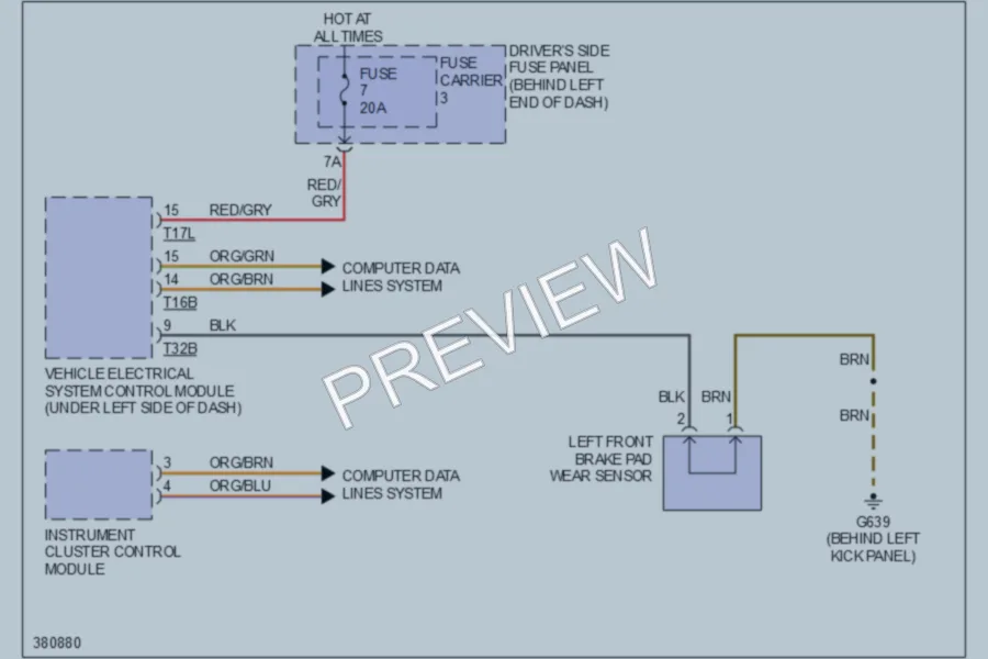 2012 Audi S4 Warning Systems wiring diagram preview
