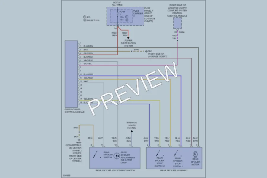 2012 Audi S5 Active Bodyworks wiring diagram preview