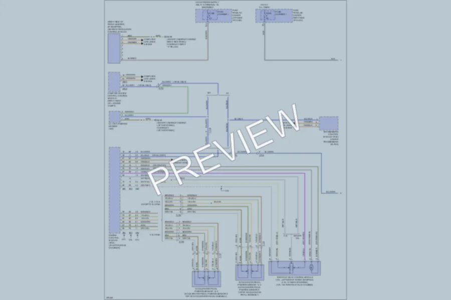 2012 Audi S5 Cruise Control wiring diagram preview