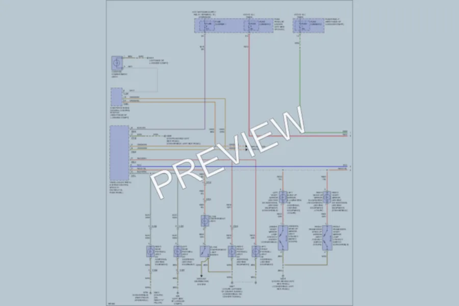 2012 Audi S5 Interior Lights wiring diagram preview