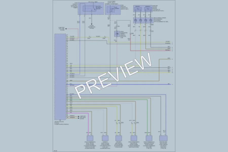 2012 Audi S5 Supplemental Restraints wiring diagram preview