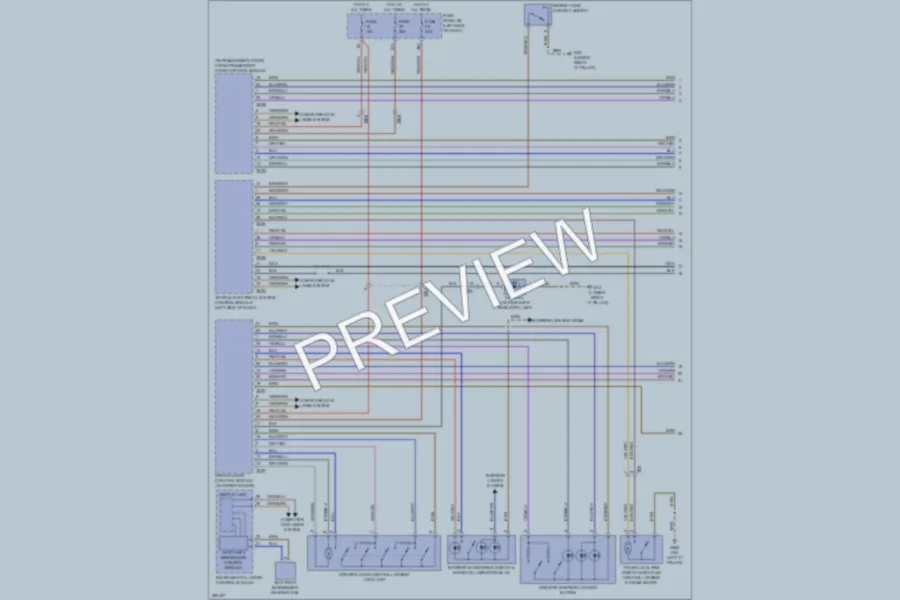 2012 Audi TT Power Door Locks wiring diagram preview