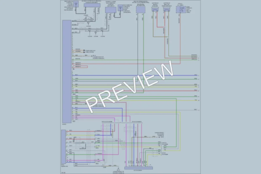 2012 Audi TTRS Radio wiring diagram preview