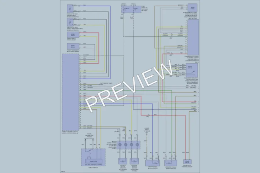 2012 Audi TTRS Supplemental Restraints wiring diagram preview