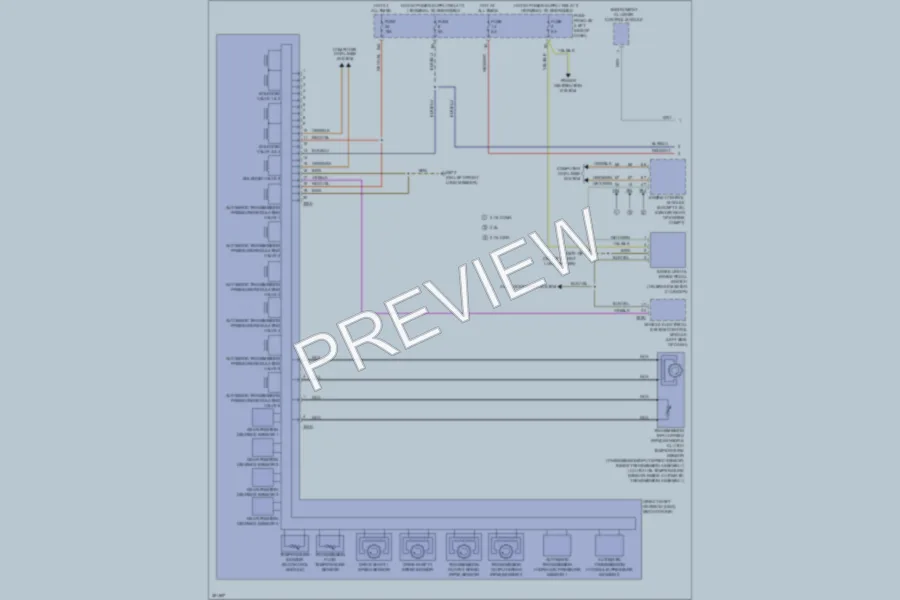 2012 Audi TTRS Transmission wiring diagram preview