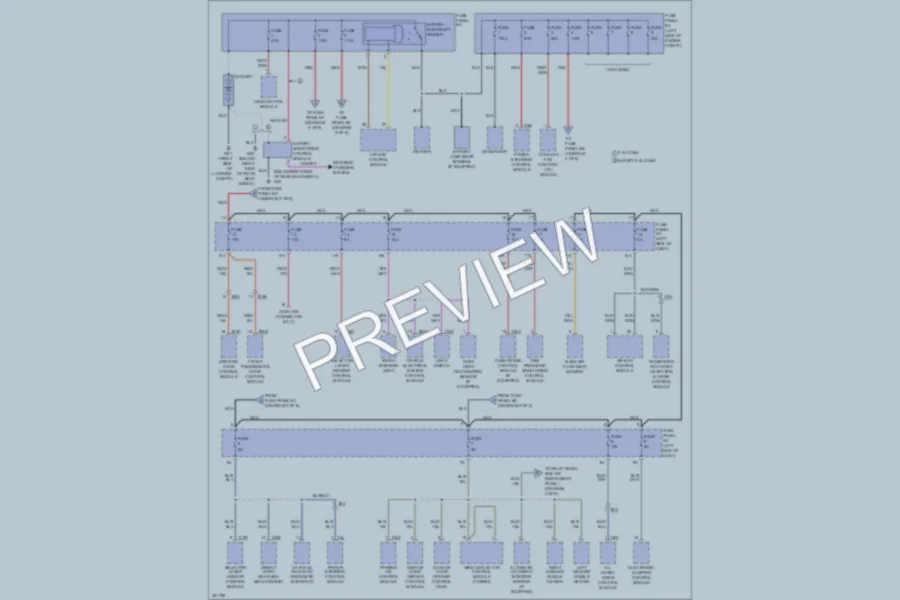 2012 Audi TTS Power Distribution wiring diagram preview