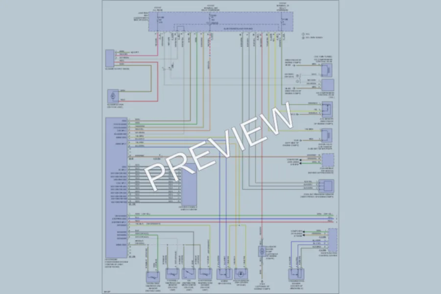 2012 BMW 128i Air Conditioning wiring diagram preview