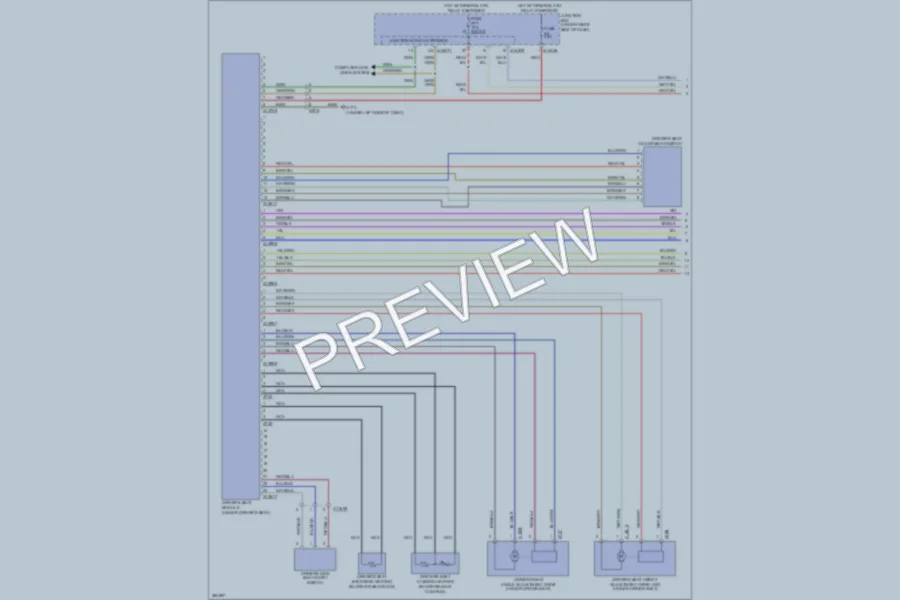 2012 BMW 128i Memory Systems wiring diagram preview
