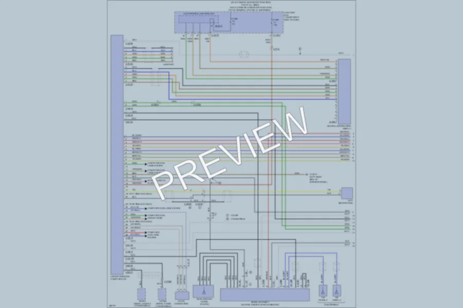 2012 BMW 128i Navigation wiring diagram preview