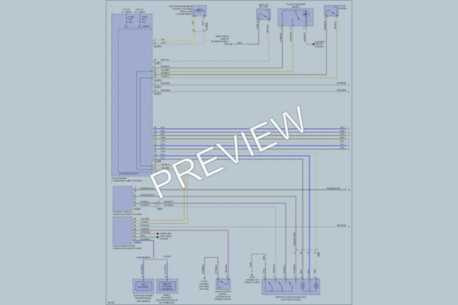 2012 BMW 128i Power Door Locks wiring diagram preview
