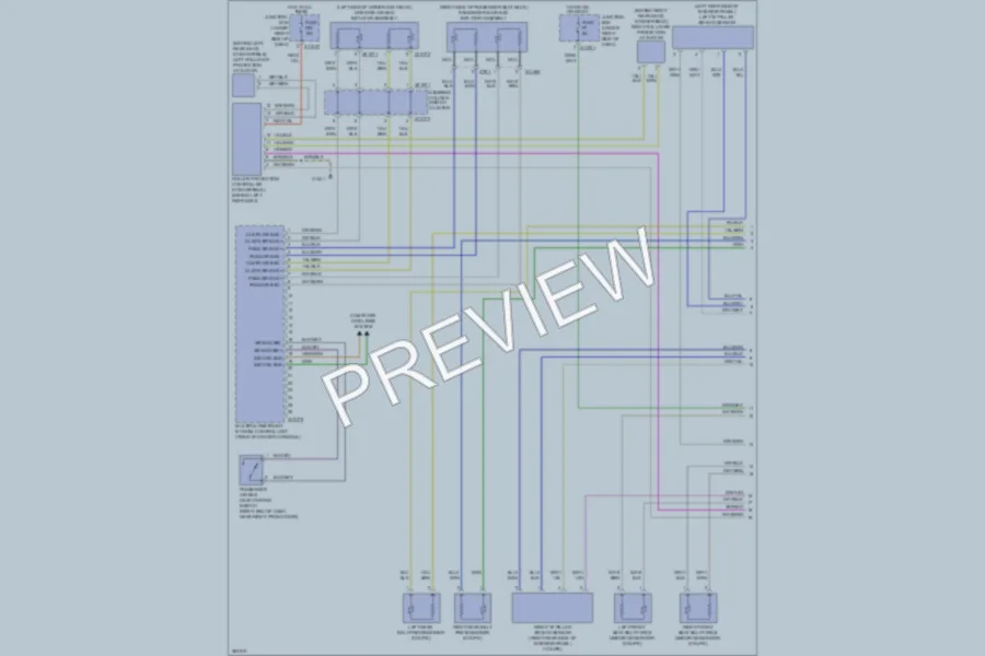 2012 BMW 128i Supplemental Restraints wiring diagram preview