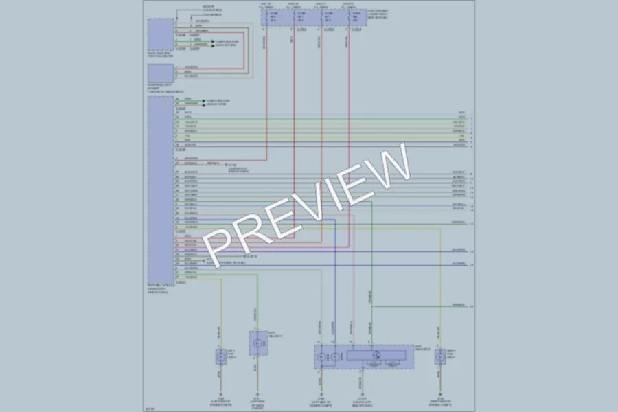 2012 BMW 135i Headlights wiring diagram preview