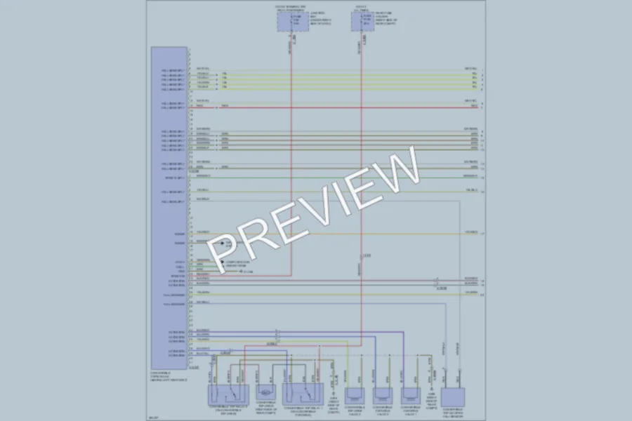 2012 BMW 135i Power Top Sunroof wiring diagram preview