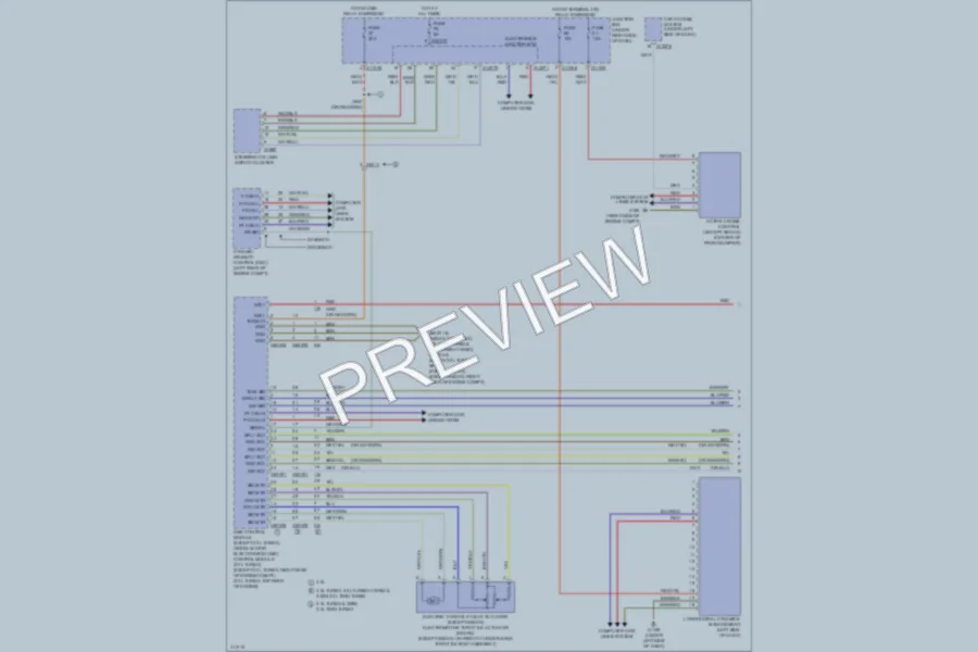 2012 BMW 320i Cruise Control wiring diagram preview