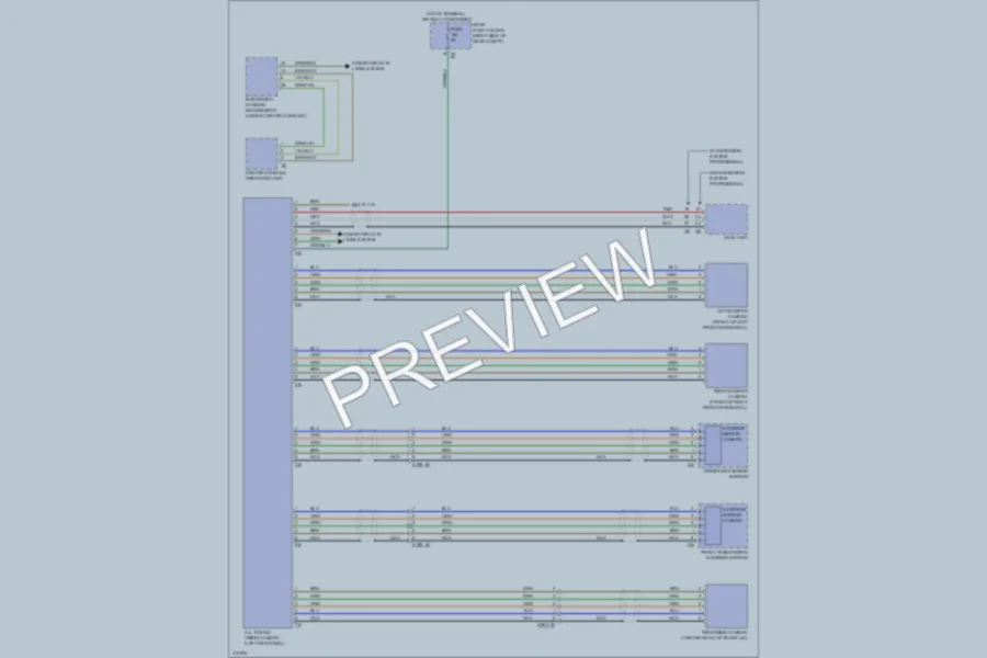 2012 BMW 320i Navigation wiring diagram preview