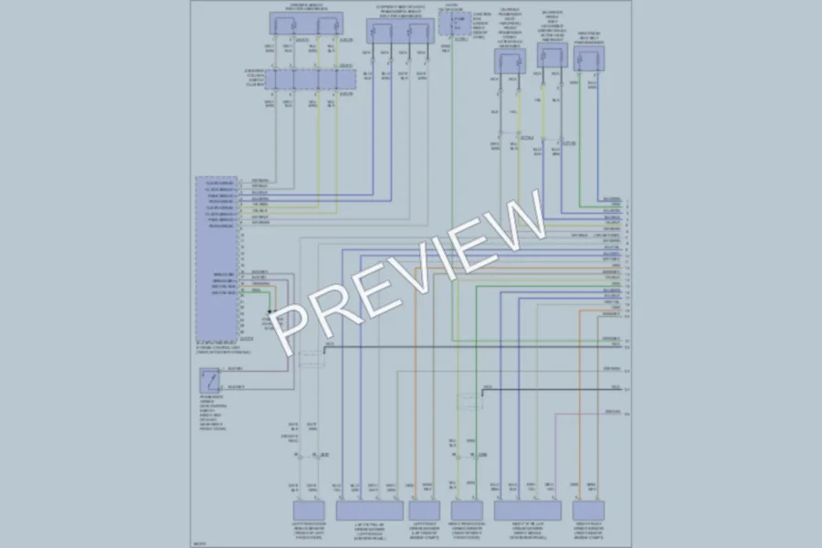2012 BMW 328i Supplemental Restraints wiring diagram preview