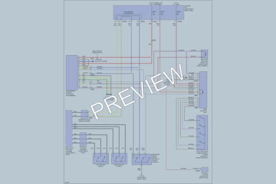 2012 BMW 335i Transmission wiring diagram preview