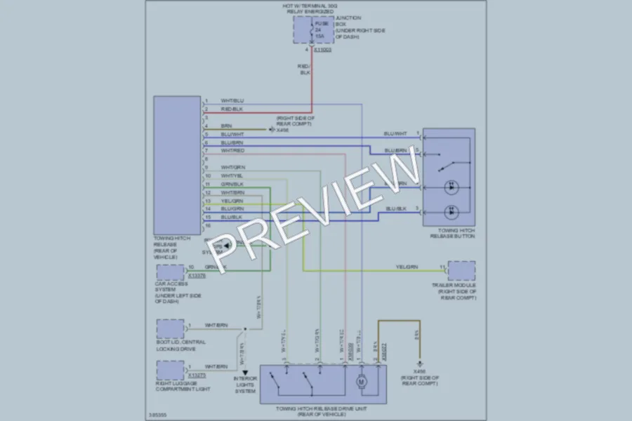 2012 BMW 335is Active Bodyworks wiring diagram preview