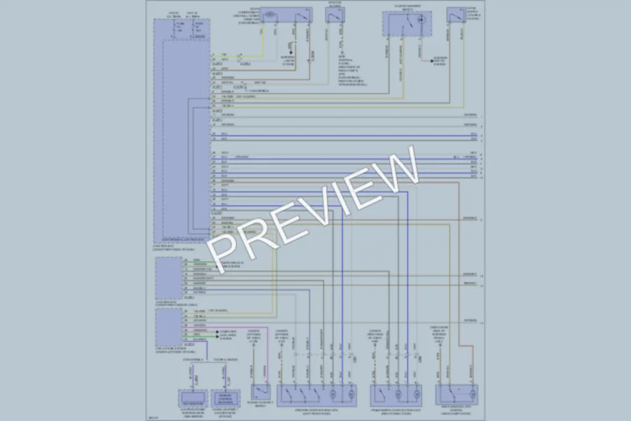 2012 BMW 335is Anti Theft wiring diagram preview