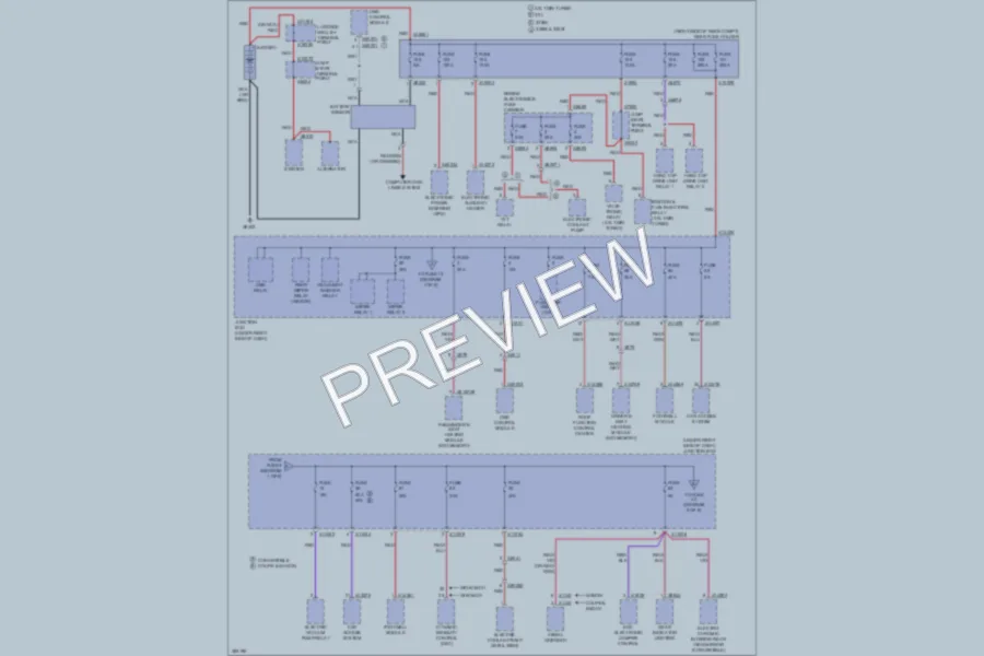 2012 BMW 335is Power Distribution wiring diagram preview