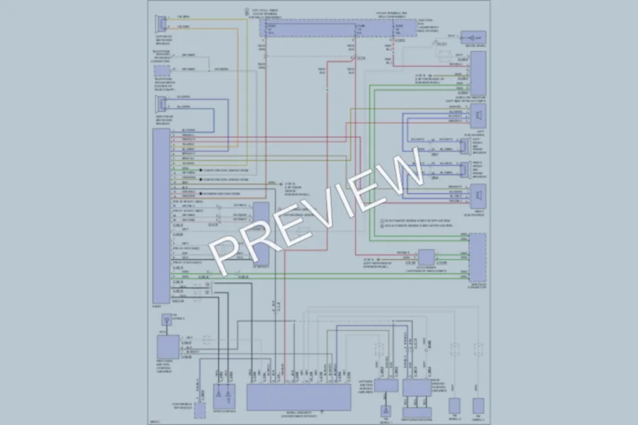 2012 BMW 335is Radio wiring diagram preview