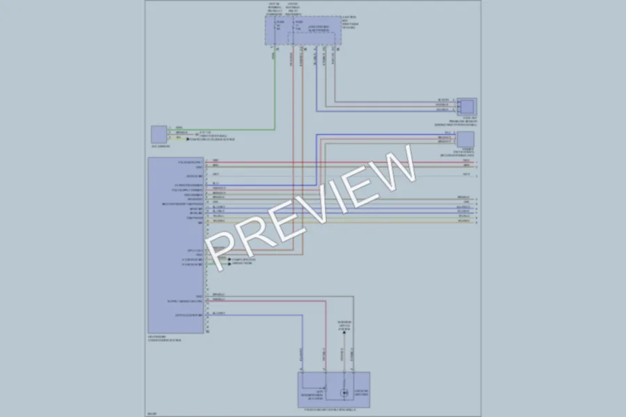 2012 BMW 528i Air Conditioning wiring diagram preview