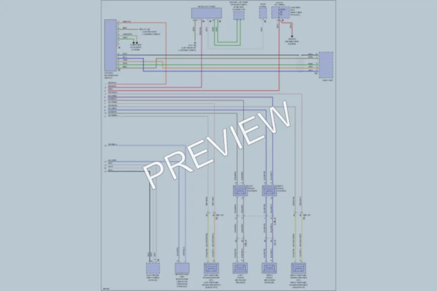 2012 BMW 528i Radio wiring diagram preview