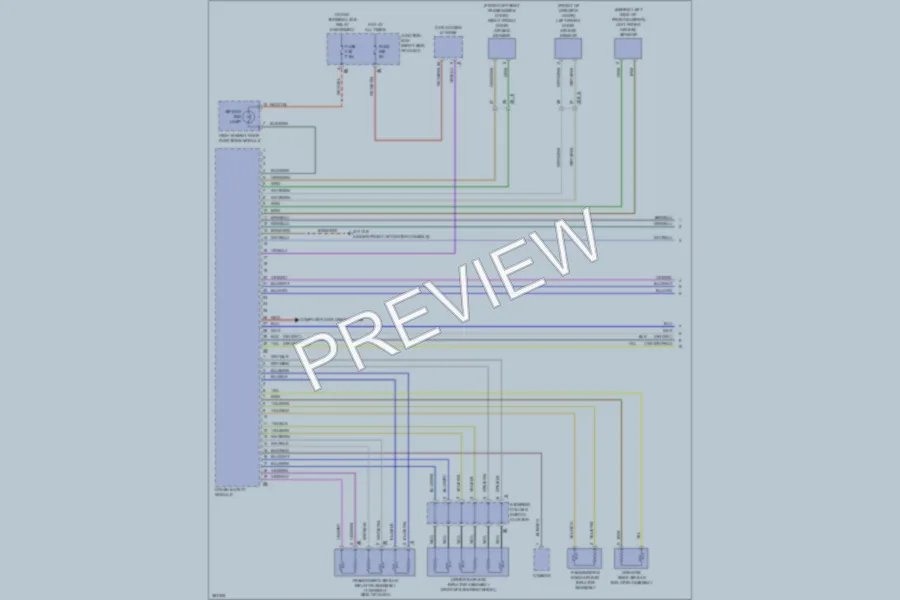 2012 BMW 528i Supplemental Restraints wiring diagram preview