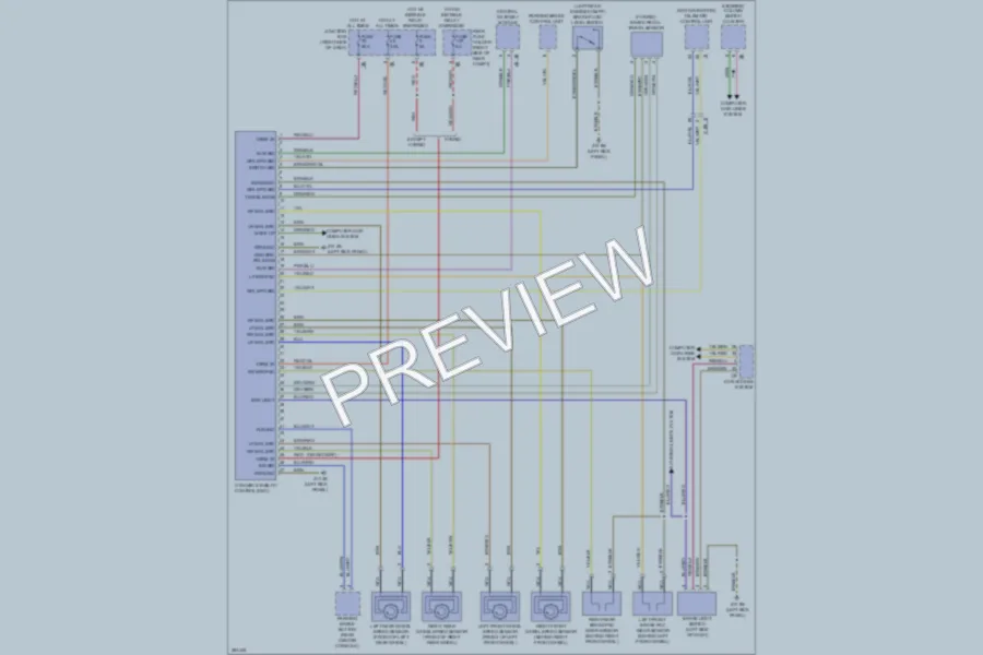 2012 BMW 535i Anti Lock Brakes wiring diagram preview