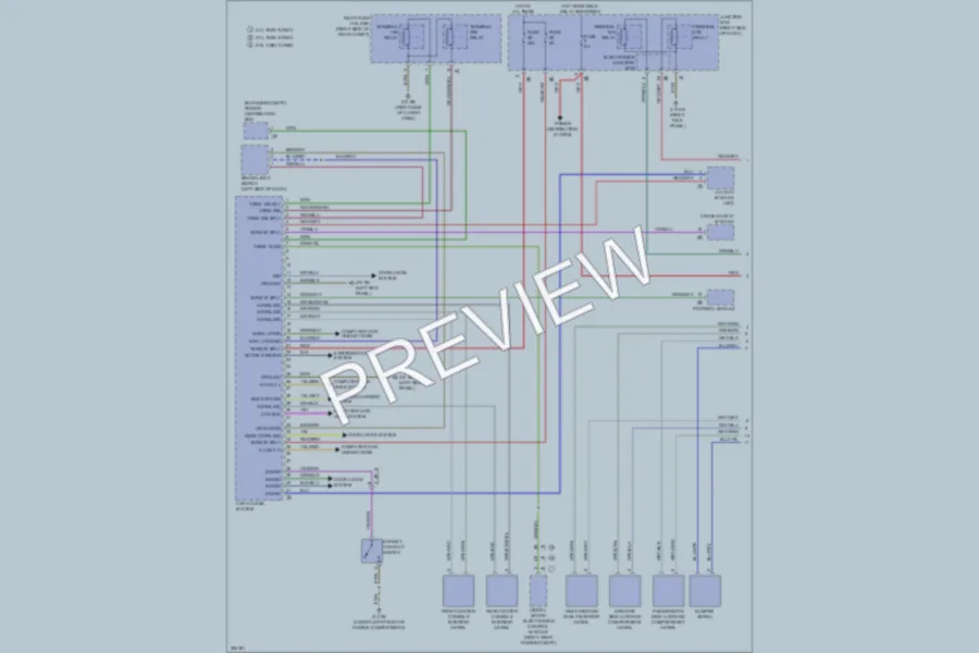 2012 BMW 535i Anti Theft wiring diagram preview