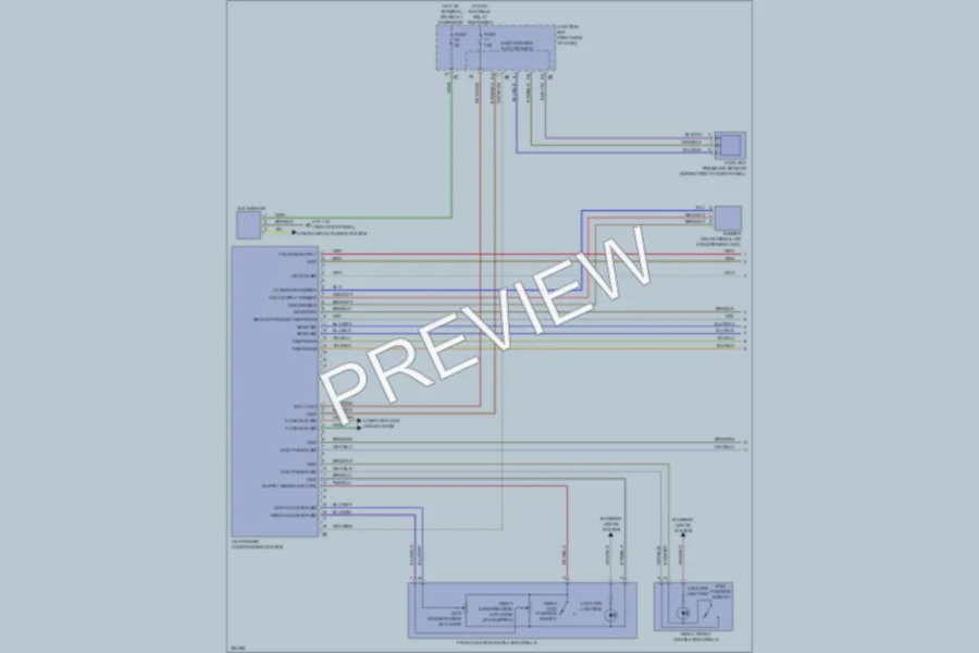 2012 BMW 550i Air Conditioning wiring diagram preview