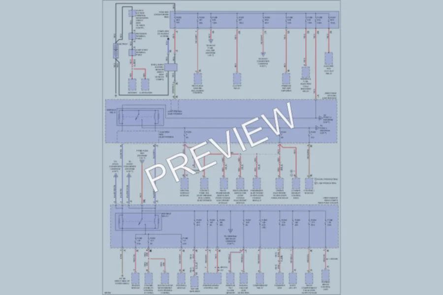 2012 BMW 550i Power Distribution wiring diagram preview
