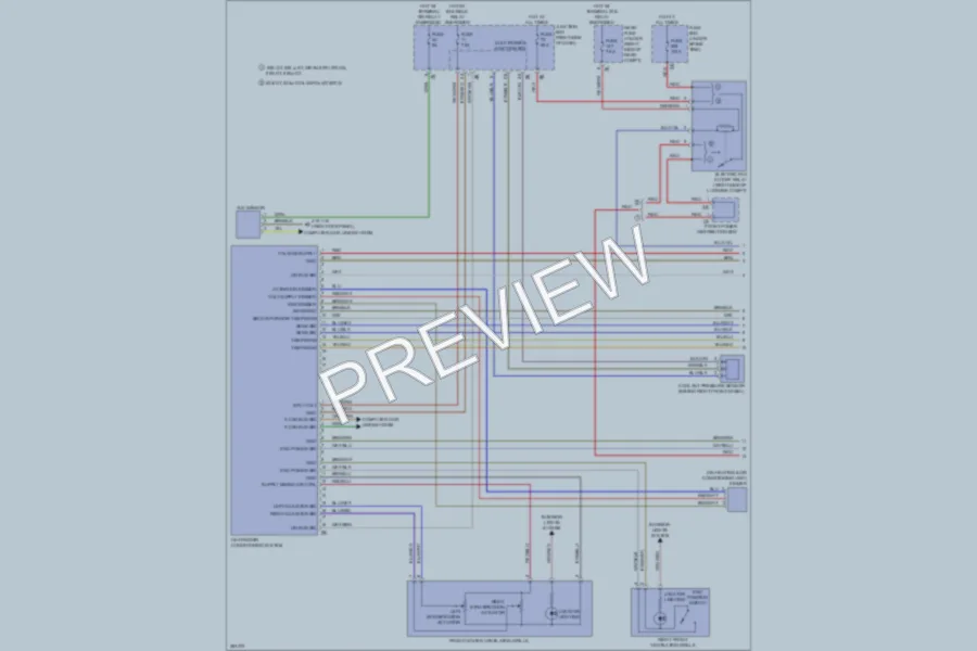 2012 BMW 550iGranTurismo Air Conditioning wiring diagram preview