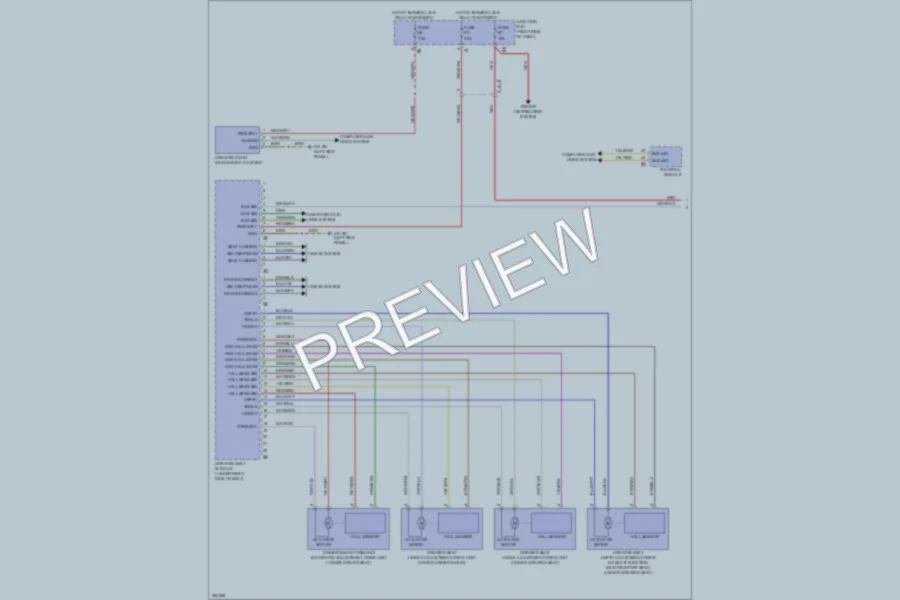 2012 BMW 550iGranTurismo Memory Systems wiring diagram preview