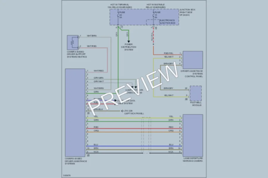 2012 BMW 550iGranTurismo Navigation wiring diagram preview
