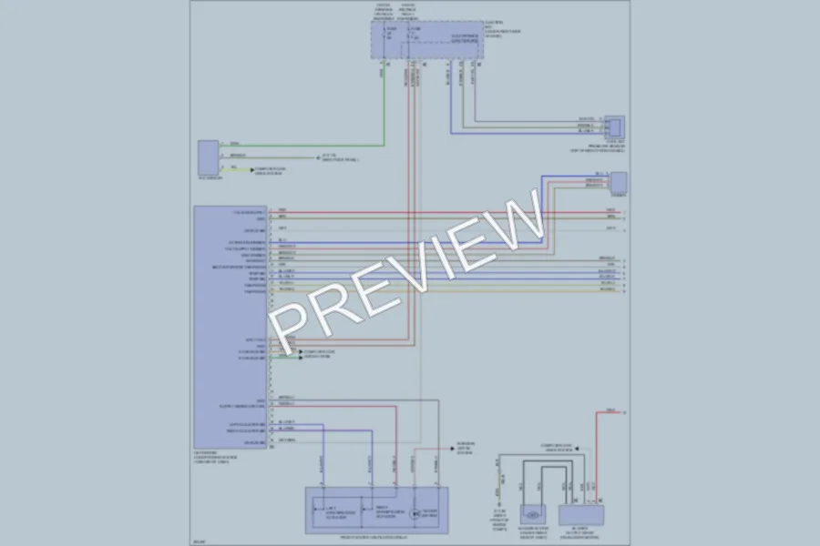 2012 BMW 640i Air Conditioning wiring diagram preview