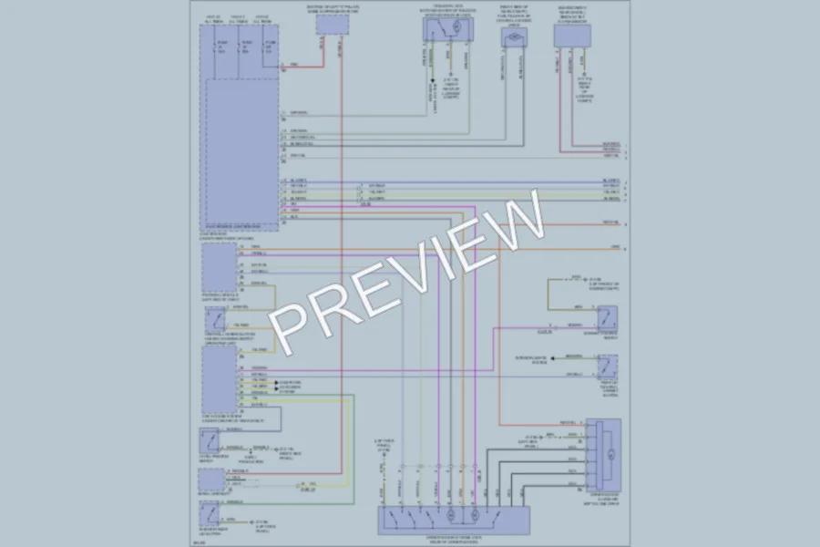 2012 BMW 640i Anti Theft wiring diagram preview
