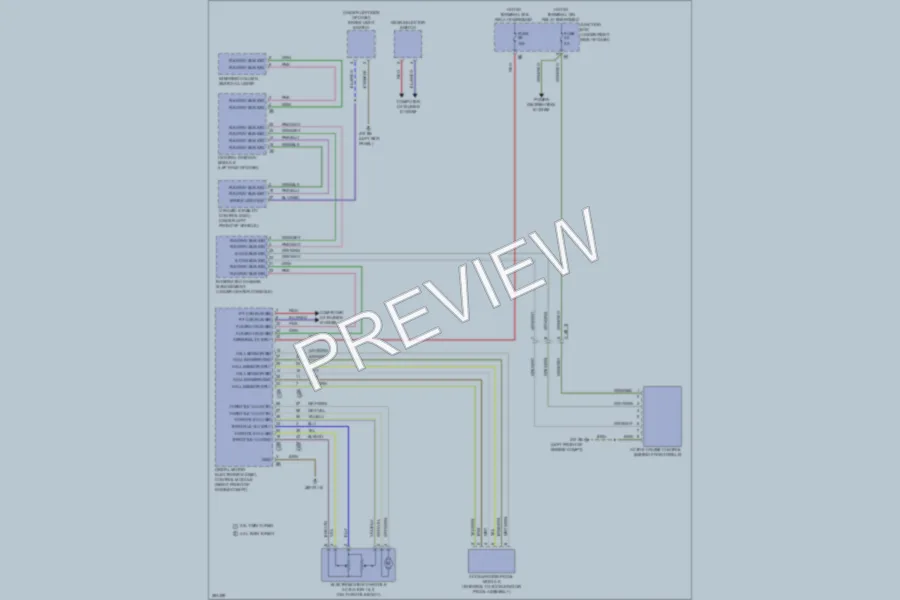 2012 BMW 650i Cruise Control wiring diagram preview