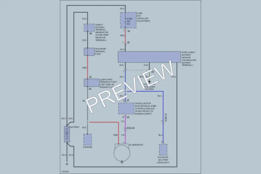 2012 BMW 650i Starting Charging wiring diagram preview