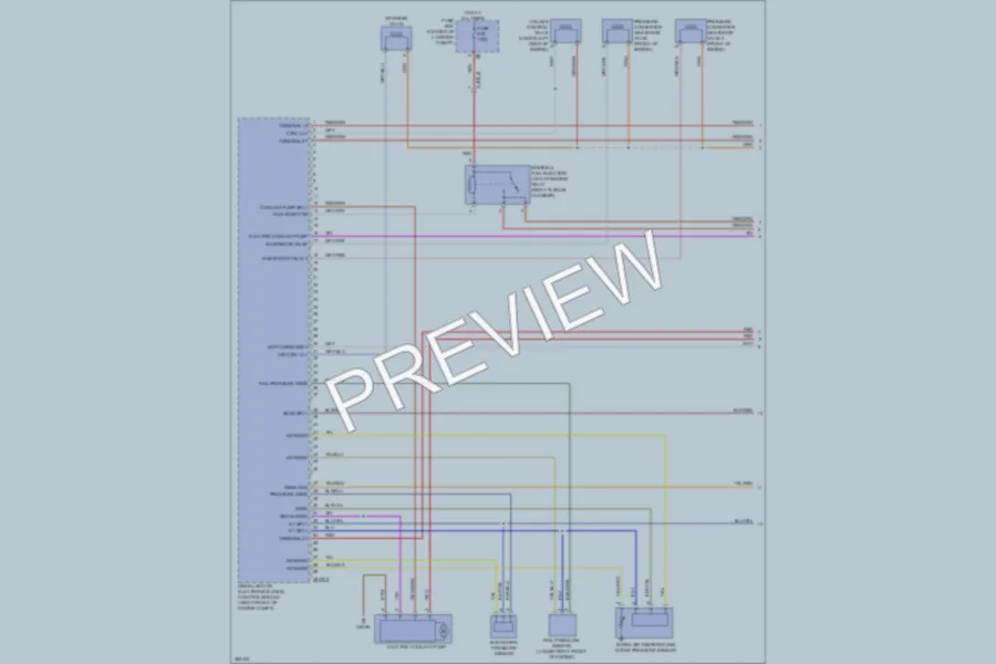 2012 BMW 740Li Engine Performance wiring diagram preview